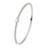Celine Estelle Tunn Silverarmring med CZ