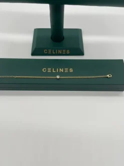 Celine Estelle Tunt Guldarmband med CZ