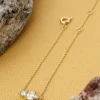Celine Estelle Tunt Guldarmband med 18K förgyllning och CZ 16+4 cm