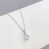Celine Estelle Tunt Silverhalsband med CZ 42+5 cm
