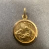 Dop Hänge i 18K Guld DHG002