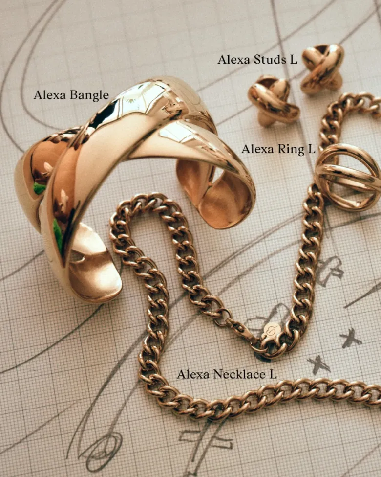Edblad Alexa Studs L – Guld