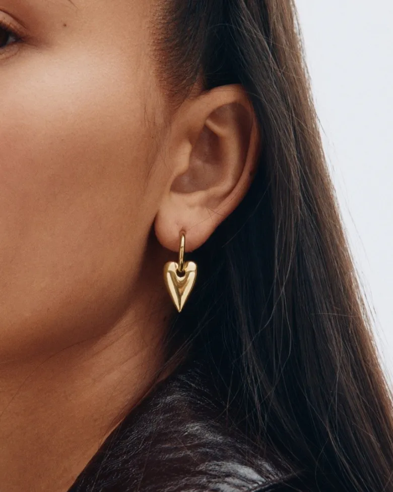 Edblad Amore Hoops L -Guld