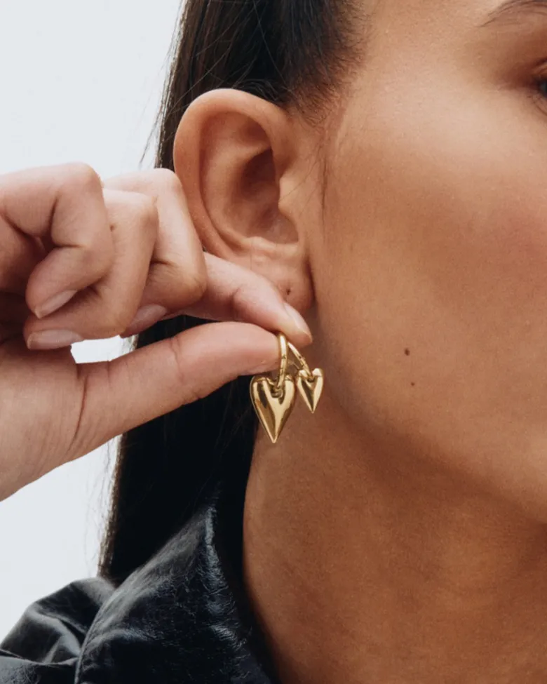 Edblad Amore Hoops L -Guld