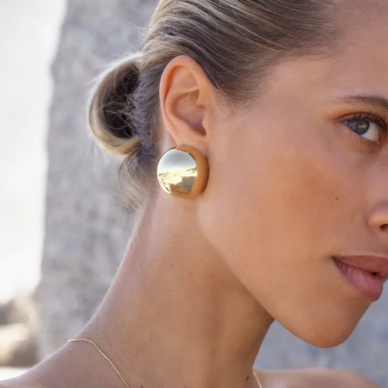 Edblad Bead Studs Maxi Guld Örhängen (126059)