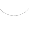 Edblad Beaded Kedje Halsband Stål