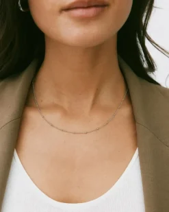 Edblad Beaded Kedje Halsband Stål