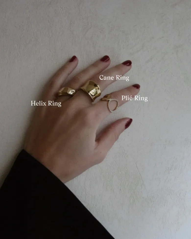 Edblad Cane Ring – Guld