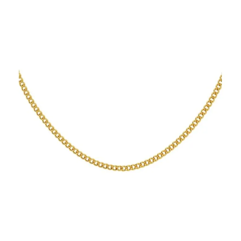 Edblad Curb Chain Bred Guld 45 cm – 127412