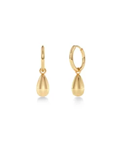 Edblad Drop Mini Hoops – Guld