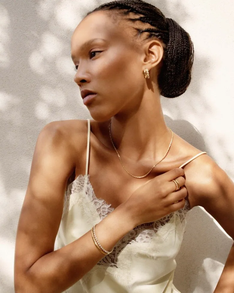 Edblad Grace Hoops L – Guld