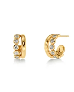 Edblad Grace Hoops S – Guld