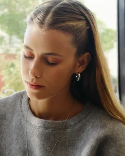 Edblad Helix Hoops L – Stål