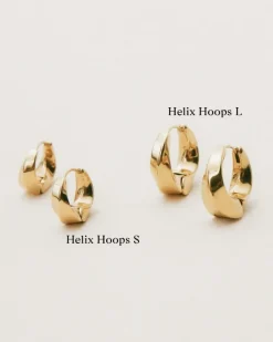 Edblad Helix Hoops S – Guld