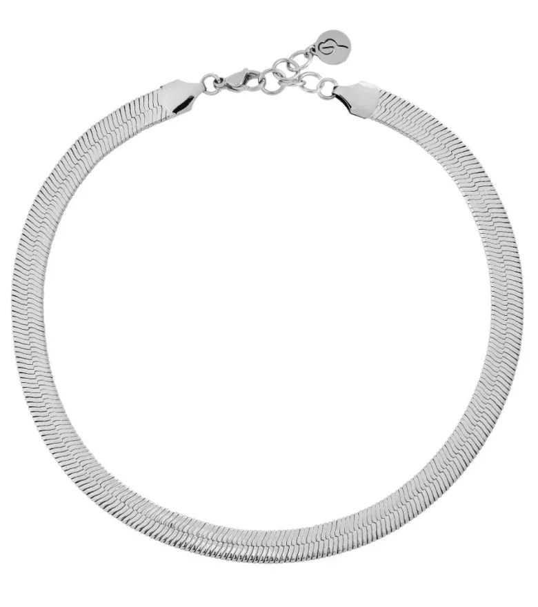 Edblad Herringbone Halsband L Stål (125154)