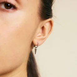 Edblad Hoops Mini Sparkle Steel 127068
