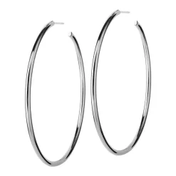 Edblad Hoops Örhängen Stål Large (105860)