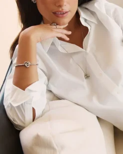 Edblad Infinity Knot Halsband L Stål