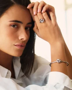Edblad Infinity Knot Ring L Stål