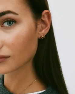 Edblad Infinity Knot Studs S Örhängen Guld