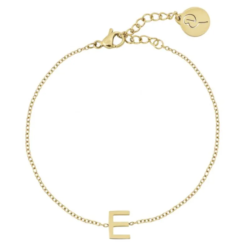 Edblad Letter Armband A-Ö Guld