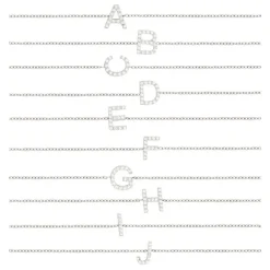 Edblad Letter Armband A-Ö Stål