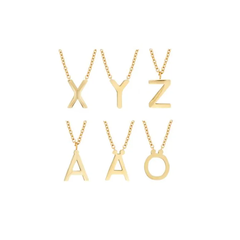 Edblad Letter Halsband A-Ö Guld