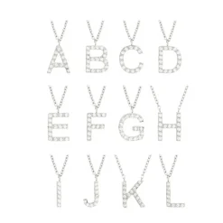 Edblad Letter Halsband A-Ö Stål