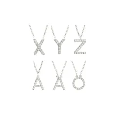 Edblad Letter Halsband A-Ö Stål