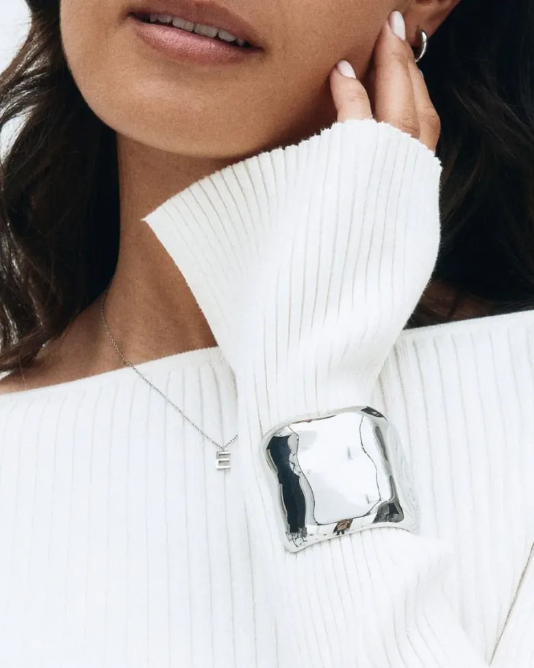 Edblad Letter Halsband Sparkle A-Ö – Stål