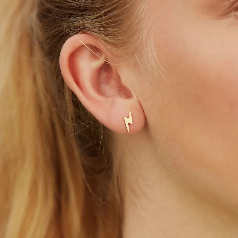 Edblad Lightning Studs Gold 115149