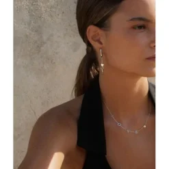 Edblad Love Note Hoops Örhängen Stål