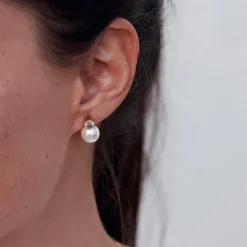 Edblad Luna Studs Large Stål (123869)