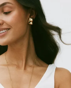 Edblad Mira Studs L Örhängen Guld