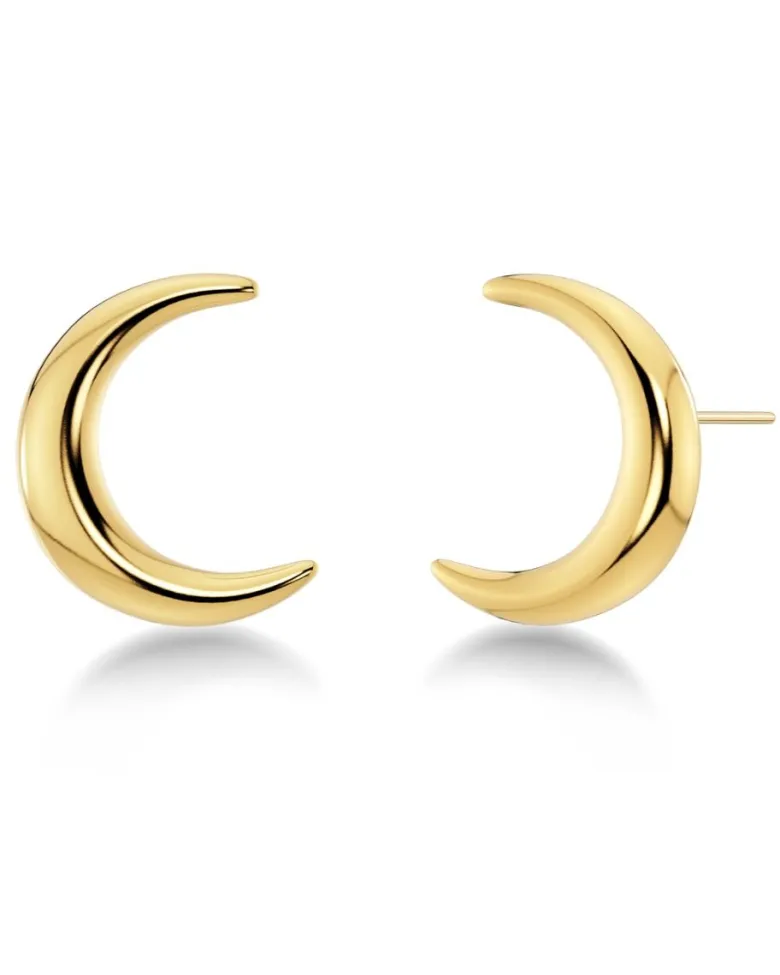 Edblad New Moon Studs L Guld 127562