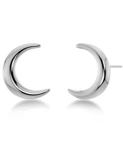 Edblad New Moon Studs L Stål 127563