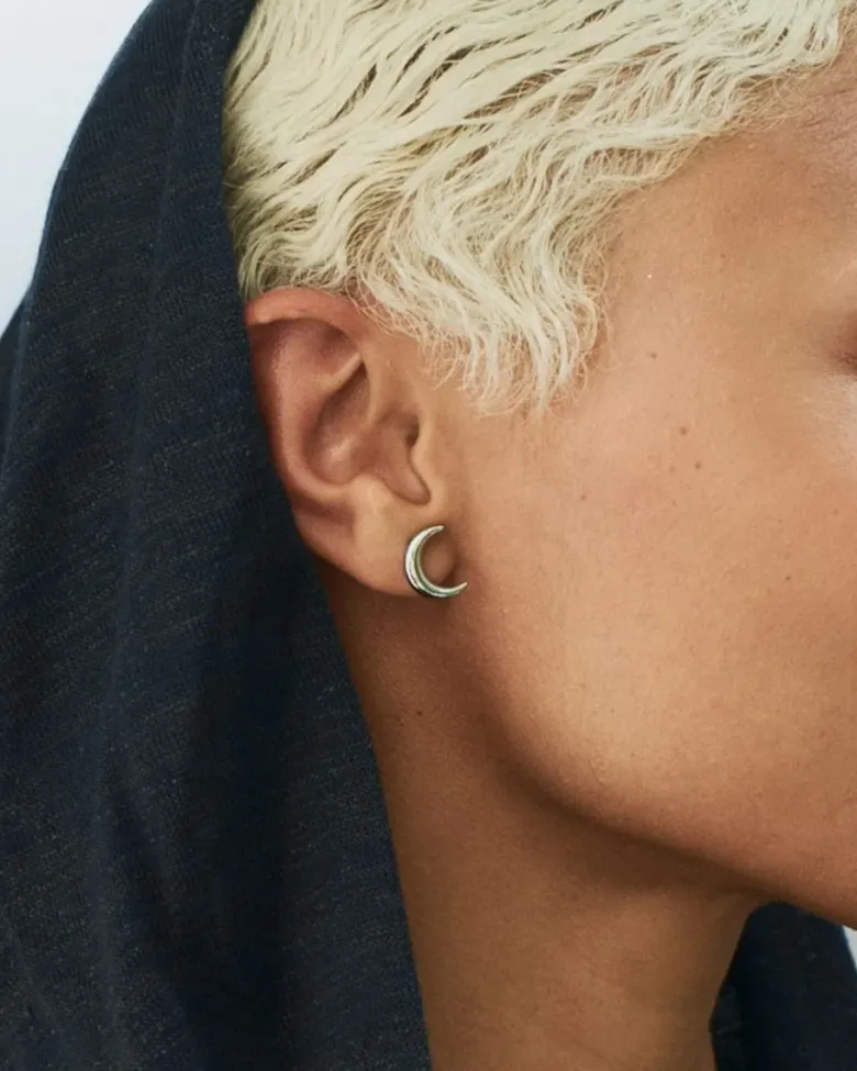 Edblad New Moon Studs S Stål 127561
