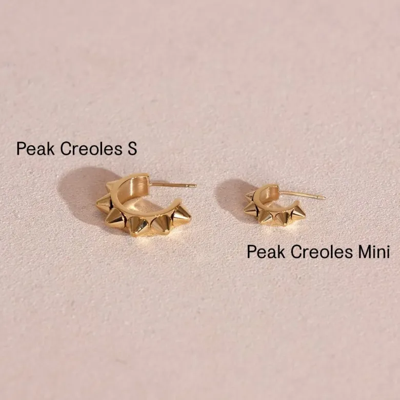 Edblad Peak Creoles Mini Guld 126250