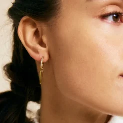Edblad Peak Hoops Sparkle Gold 127065