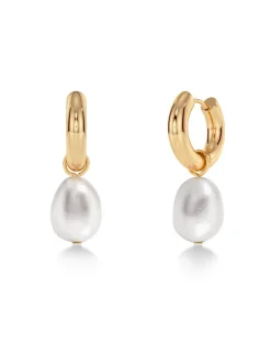 Edblad Perla Hoops L – Guld