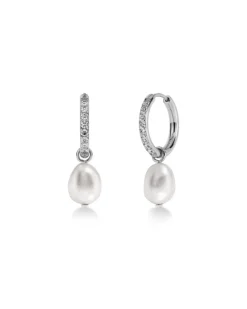 Edblad Perla Hoops Sparkle – Stål