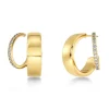 Edblad Plié Hoops Double – Guld