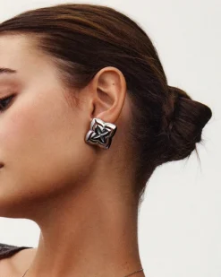 Edblad Scala Studs L Örhängen – Stål