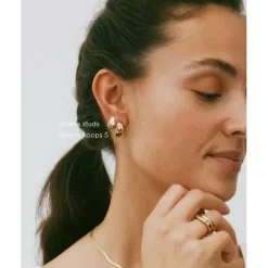 Edblad Selena Hoops S Guld
