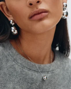 Edblad Sphere Örhängen L – Stål