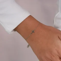 Edblad Spirit Cross Armband Stål – 120292