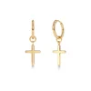 Edblad Spirit Cross Hoops – Guld