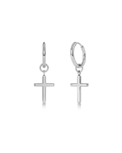 Edblad Spirit Cross Hoops – Stål