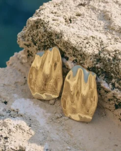 Edblad Tidal Studs L Örhängen Guld