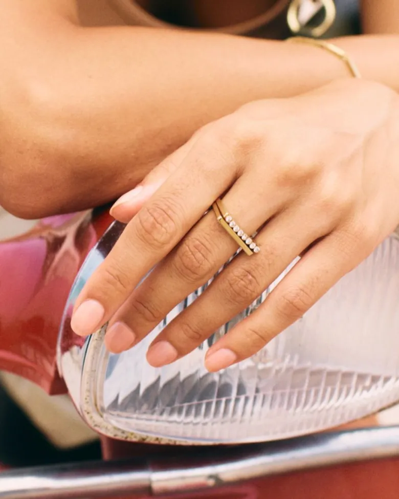 Edblad Twiggy Ring CZ Guld